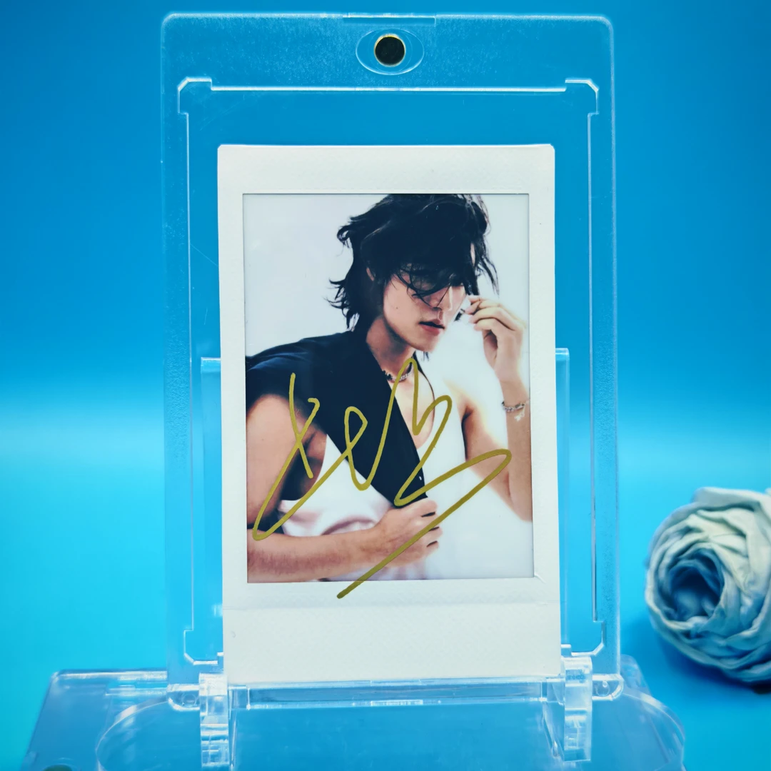 Z1551【此沙】 签名正品拍立得照片 白边