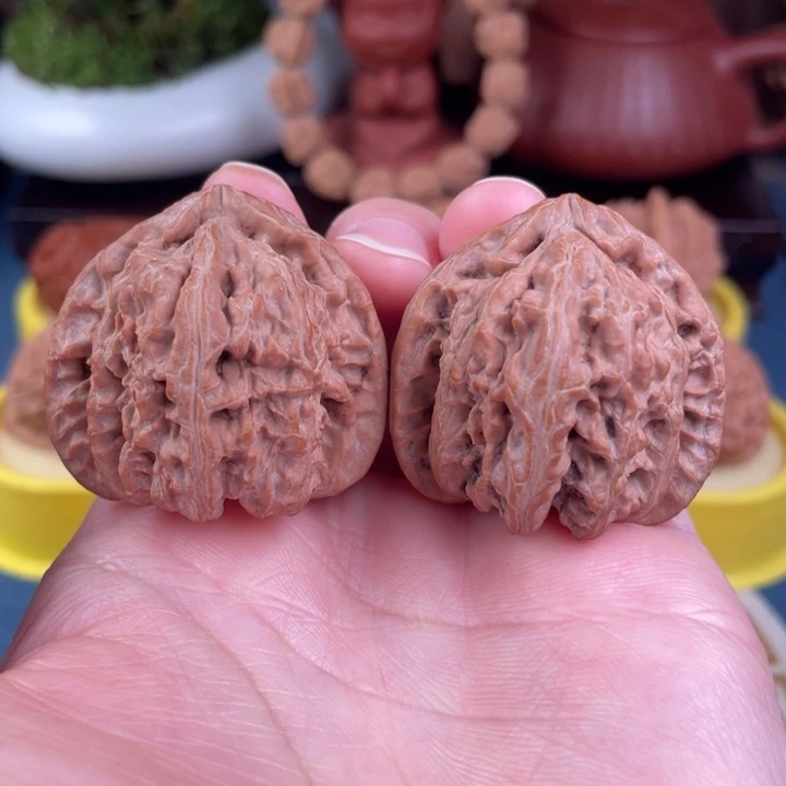 吊坠文玩核桃三角白40