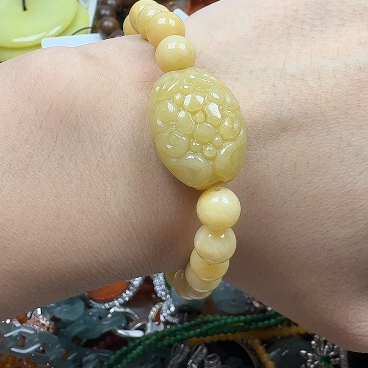 翡翠未镶嵌项链翡翠