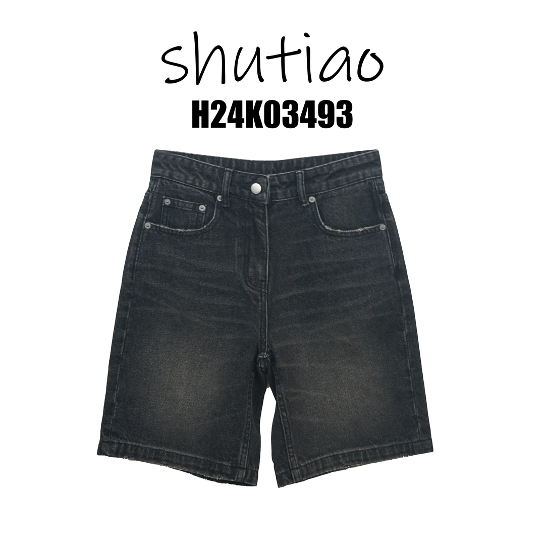 【SHUTIAO】2025夏季：新款小众设计款短裤H24K03493