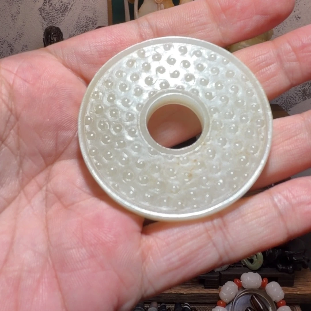 天***8和田玉未镶嵌挂件