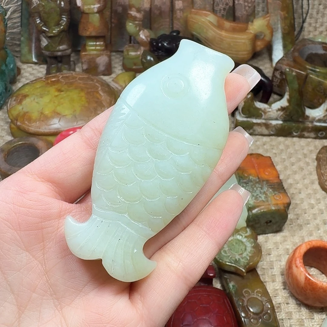 白玉菩提吊坠挂件