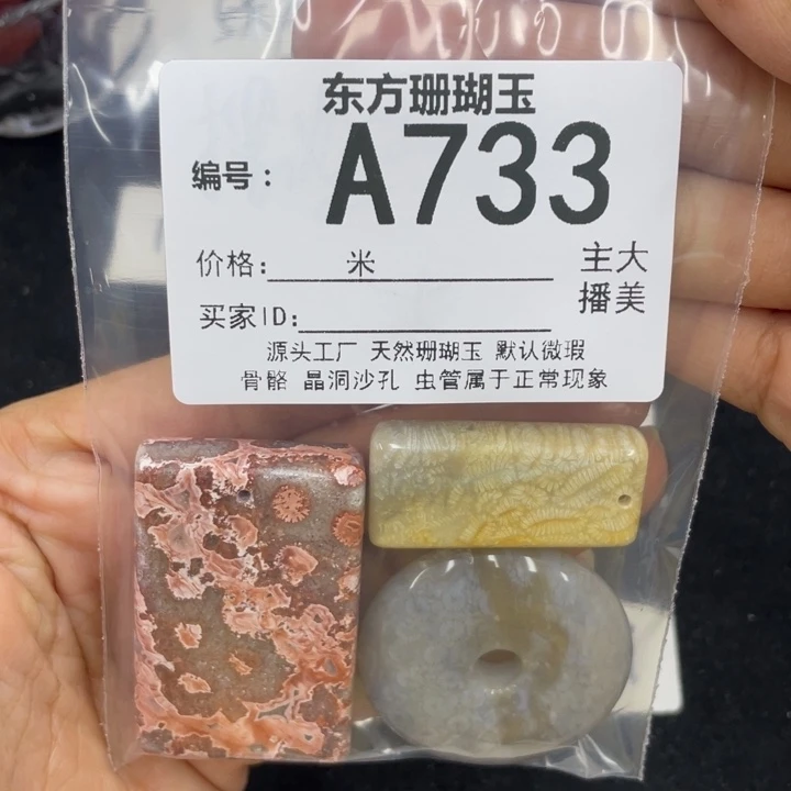 硅化珊瑚（珊瑚玉）颈饰合金摆***?
