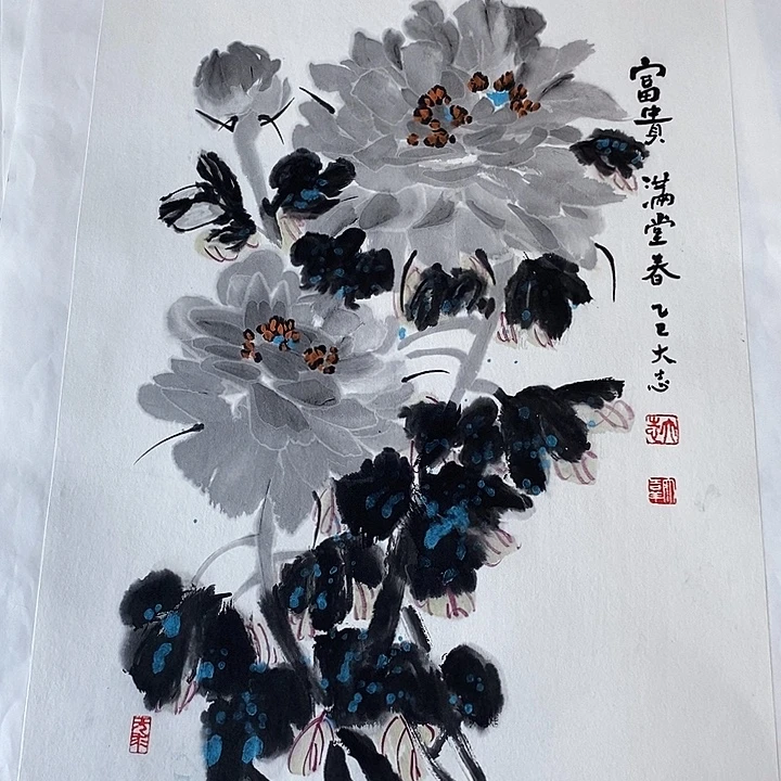 国画纯手绘国画写意作品