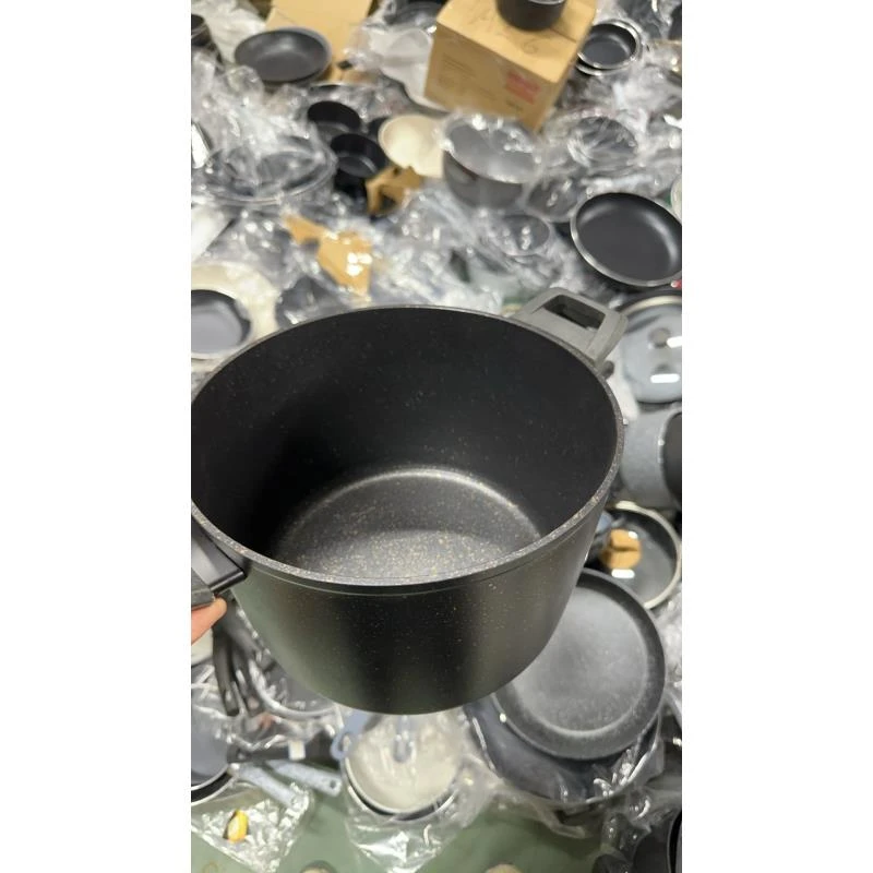A36汤锅煎锅不粘锅口径24 高度15外贸尾货部分微瑕，介意勿拍