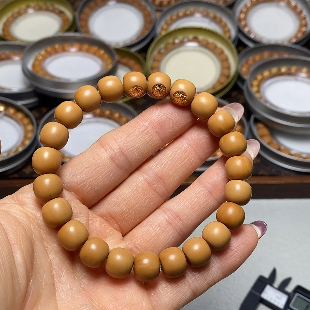 猴头核桃手串343号10左右三标哑光老型微瑕