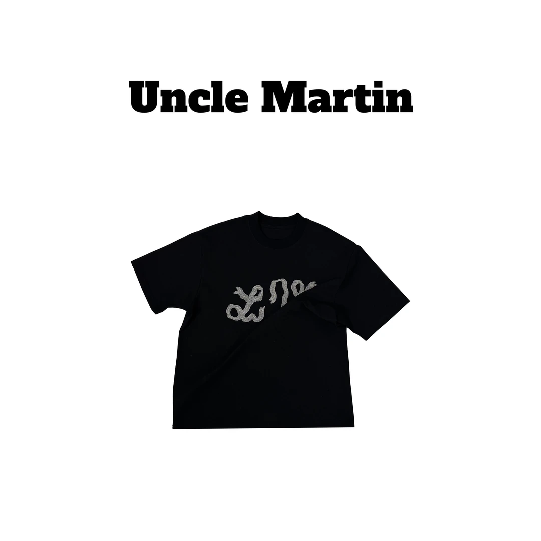 马丁叔叔 25新款上新纯棉百搭潮流时尚T恤