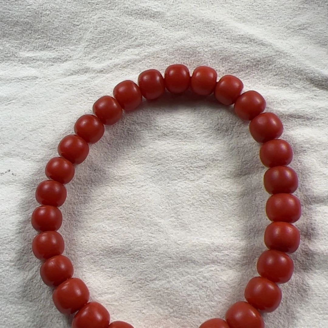南红玛瑙手串未镶嵌心**动