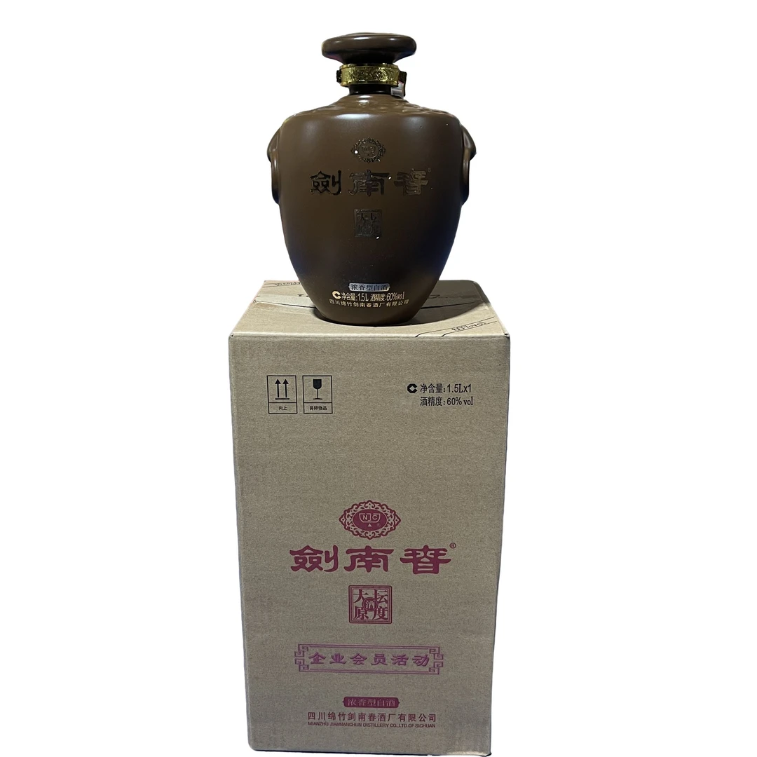 剑南春大坛原度 (60°)浓香型白酒 60度1.5L