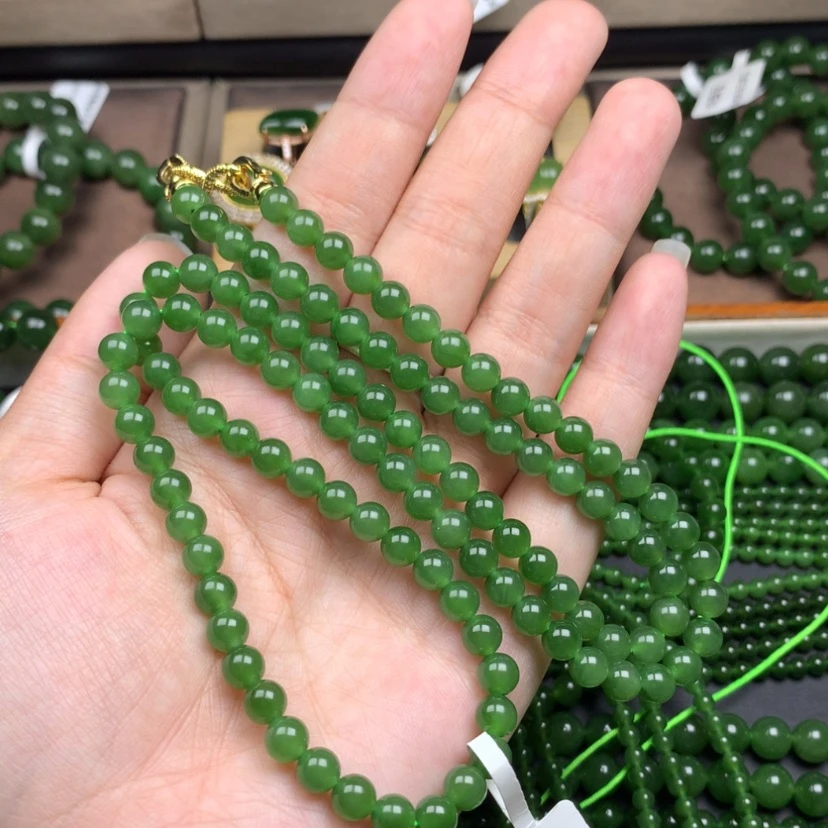【闪购商品】颈饰未镶嵌和田玉（碧玉）?****6m