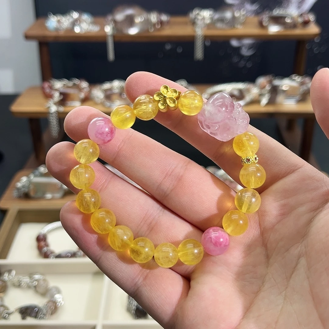 手链水晶合金天然萤石