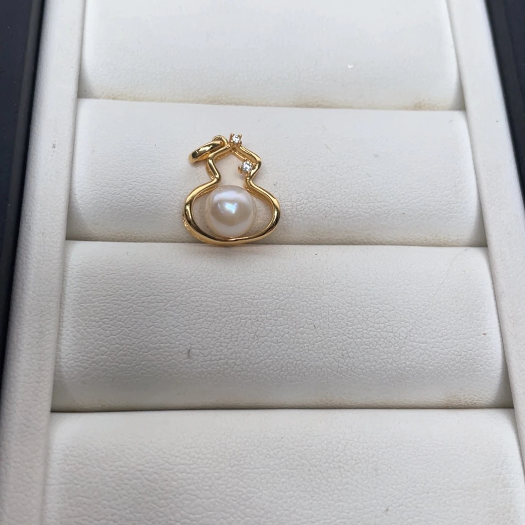 颈饰银S925镶嵌海水珍珠