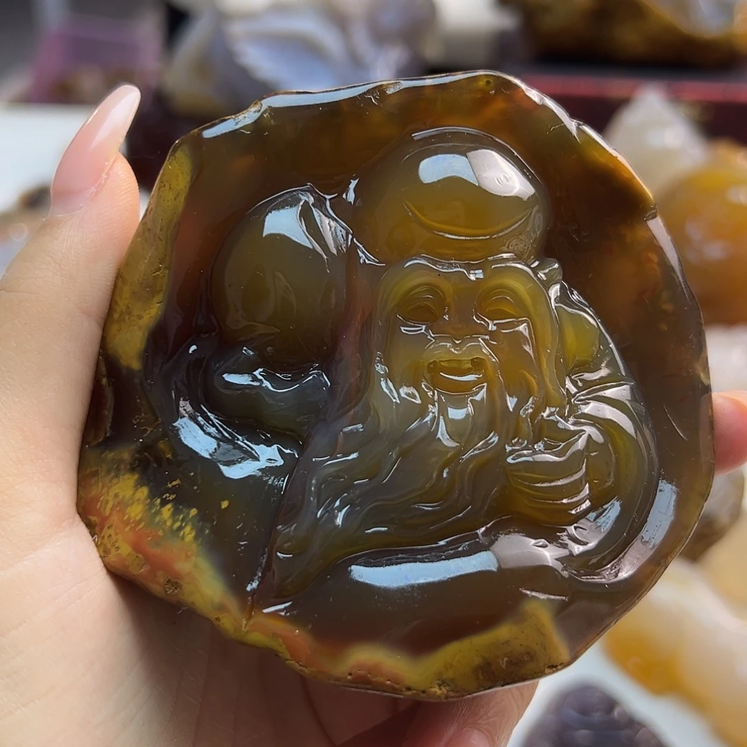 玛瑙/玉髓合金颈饰