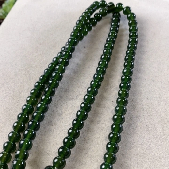 岫玉未镶嵌链链链D****u