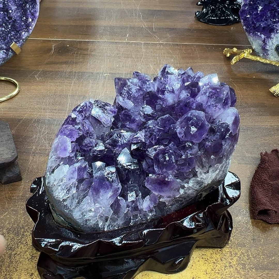 紫晶摆件未镶嵌晶体