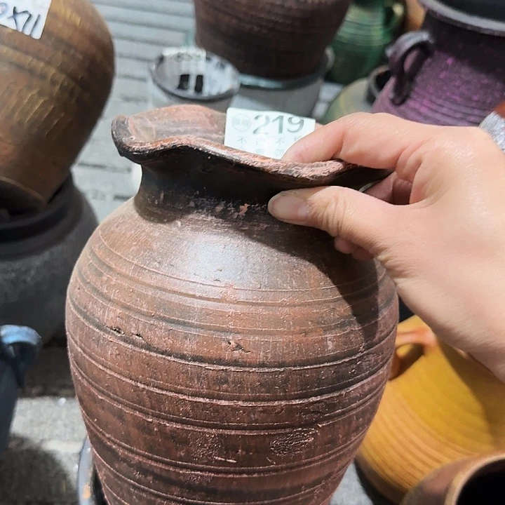 红色花边219高度24口13有孔
