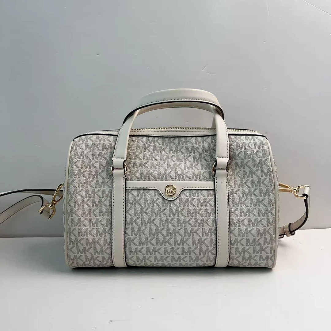 95新 MICHAEL KORS/迈克高仕 迈克高仕白色波士顿百搭单肩包