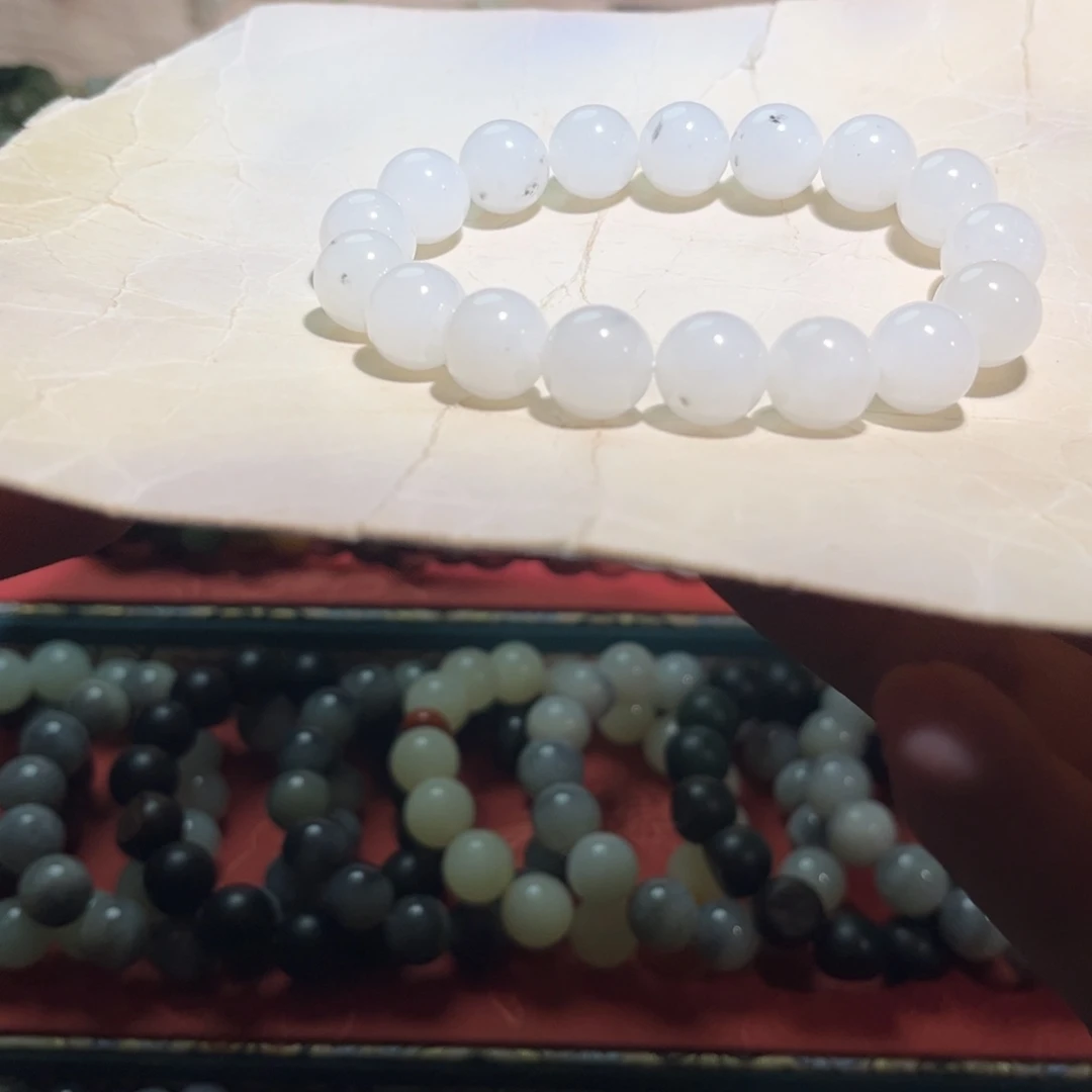 和田玉未镶嵌手链