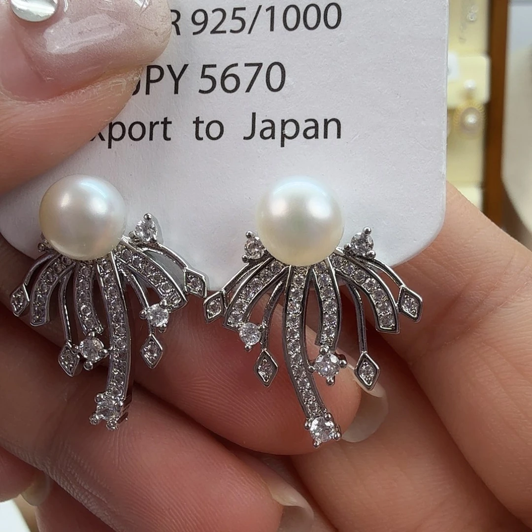 耳饰未镶嵌淡水珍珠