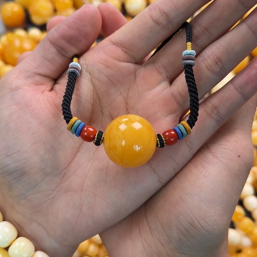 琥珀未镶嵌珠宝奇石26mm