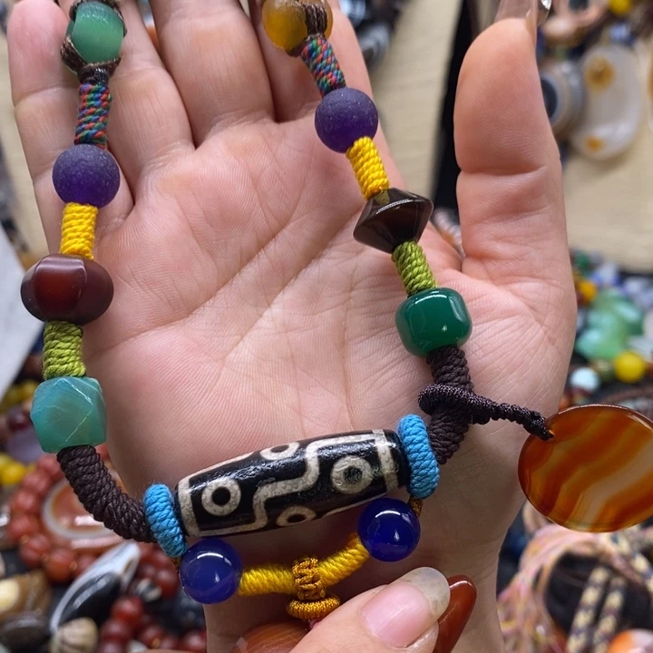 玛瑙/玉髓颈饰未镶嵌初*