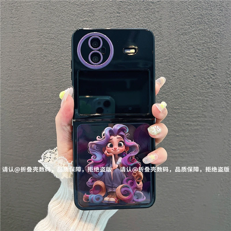 （vivoxflip系列)折叠奶油壳适用vivoxflip手机壳防摔爆款保护套潮
