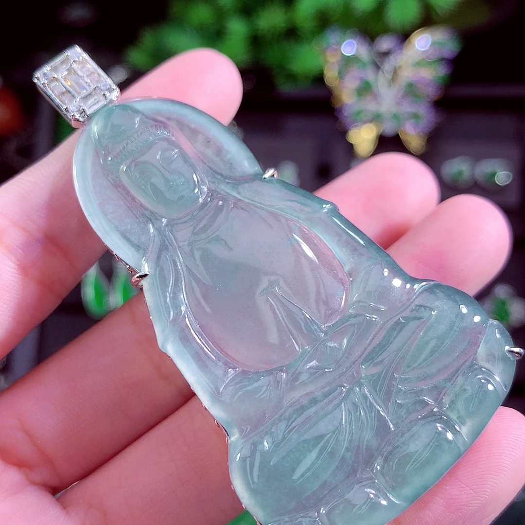 颈饰未镶嵌翡翠天然