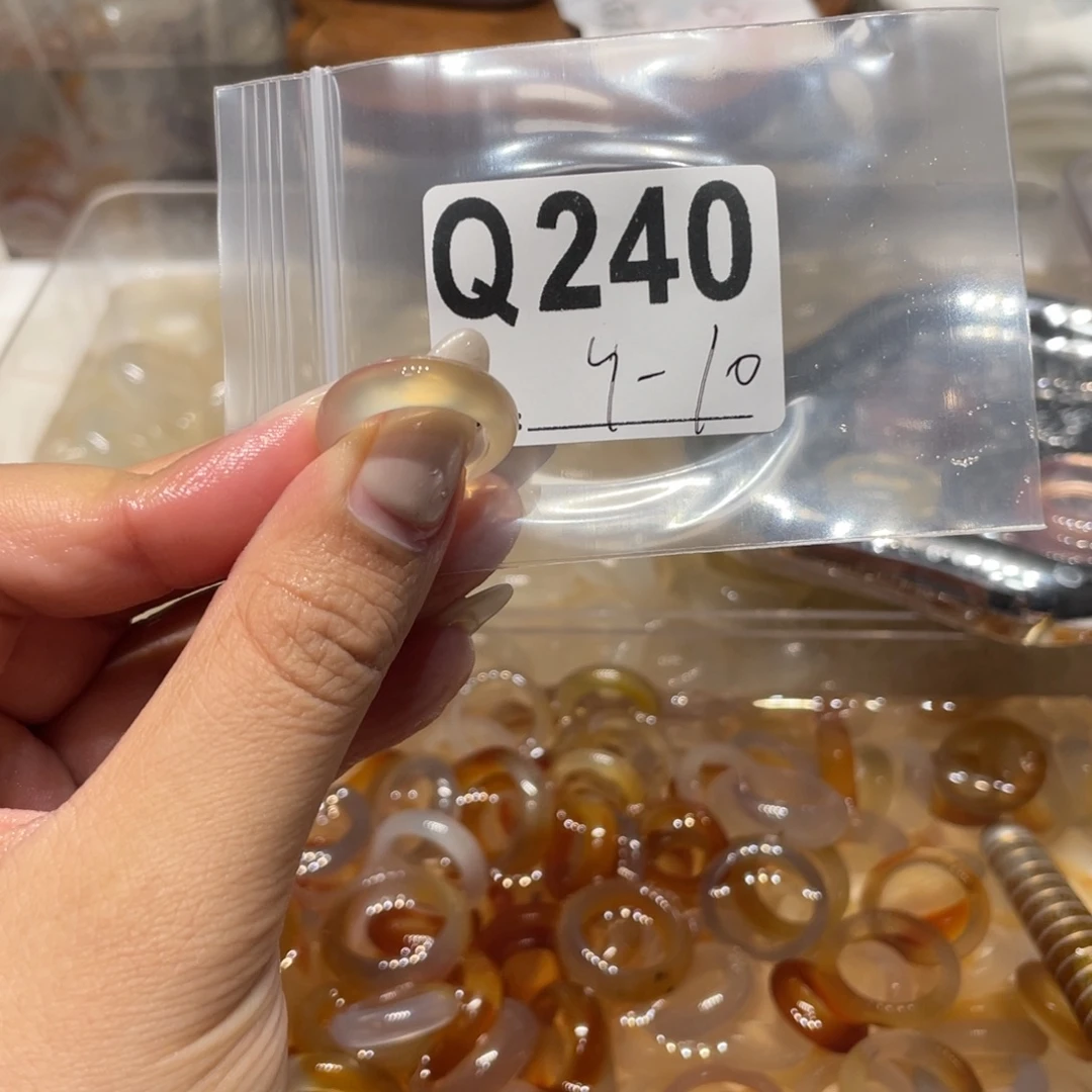 玛瑙/玉髓未镶嵌戒指240