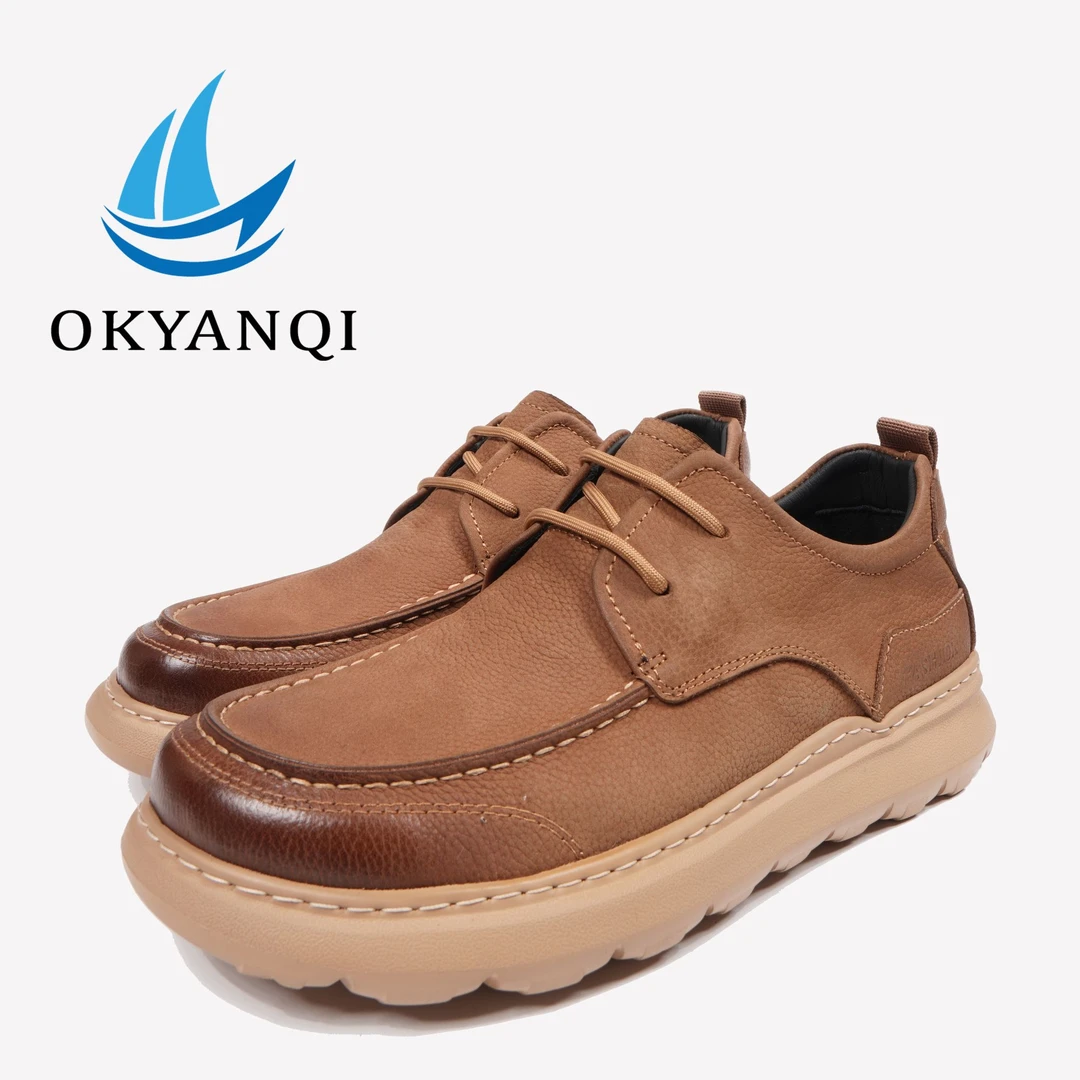 系带皮鞋休闲皮鞋休闲鞋春季男鞋潮流时尚休闲舒适低帮男士