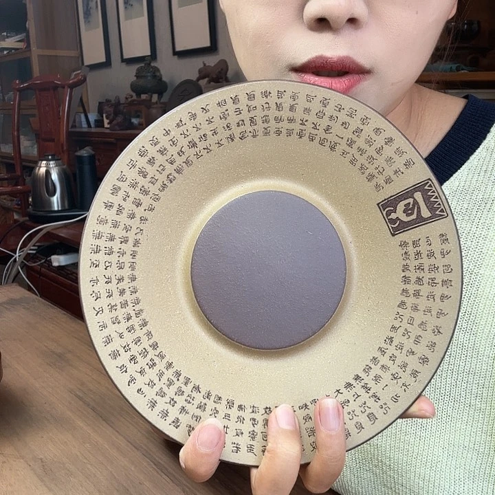 茶壶紫砂B*o心经壶承