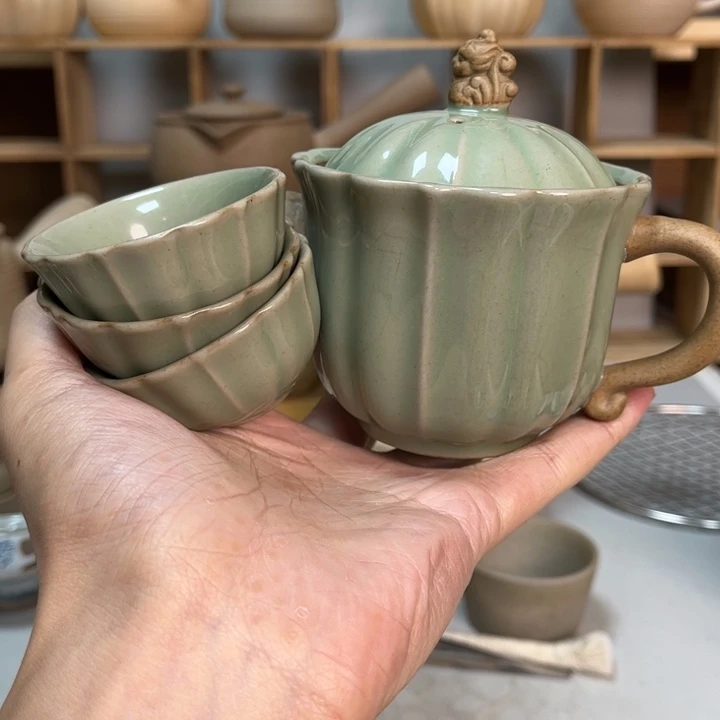 壶老段烧陶瓷茶器