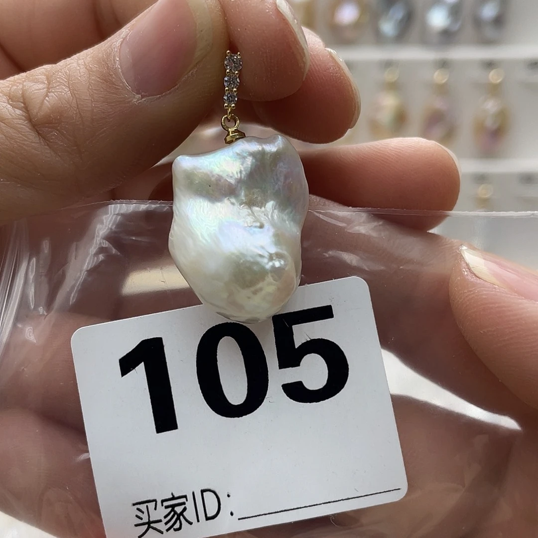 淡水珍珠颈饰银S925镶嵌