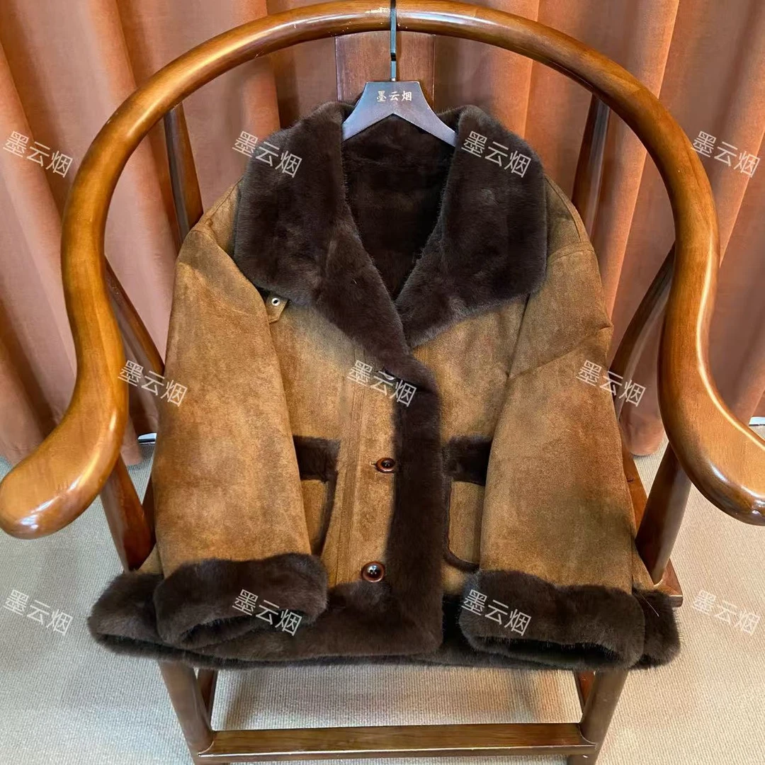 【东隅】新中式纯手工纽扣版长款上衣重工气质网红时尚百搭2569