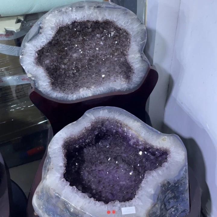 紫晶聚宝盆钛金未镶嵌