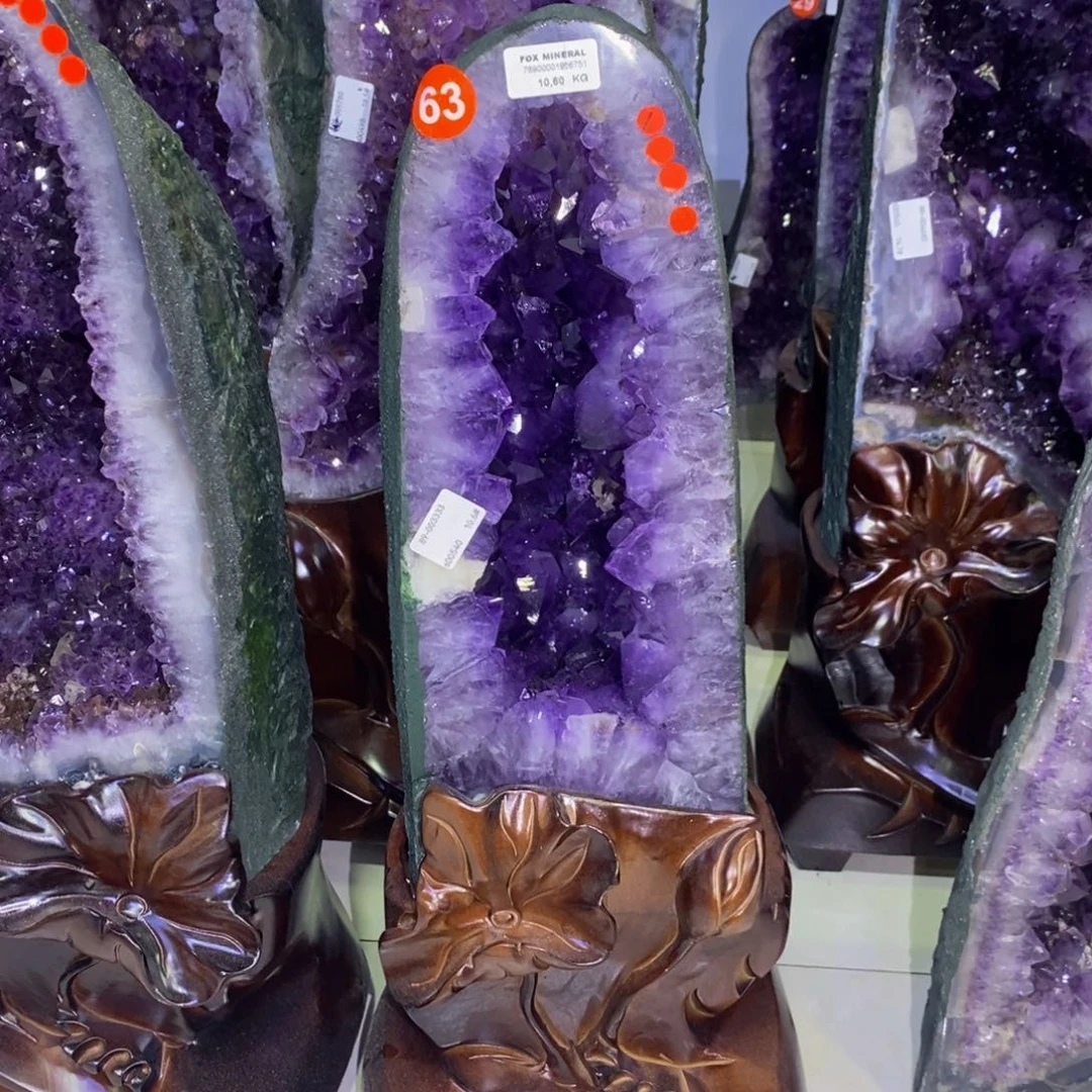 未镶嵌大型摆件（非配饰）紫晶50x19