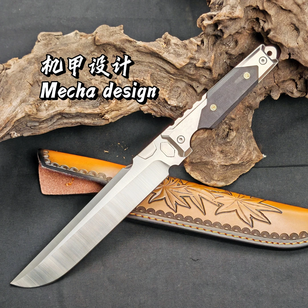 机械战甲-SS多功能水果刀野营户外手把肉锋利高硬度露营家用刀具