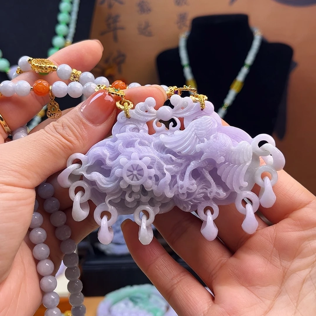 翡翠未镶嵌颈饰天然翡翠