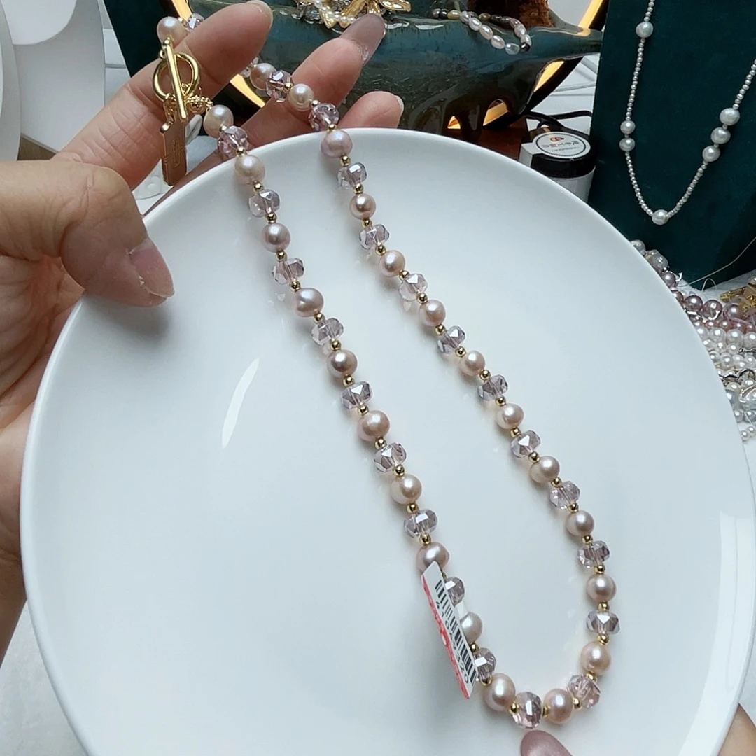 未镶嵌颈饰淡水珍珠