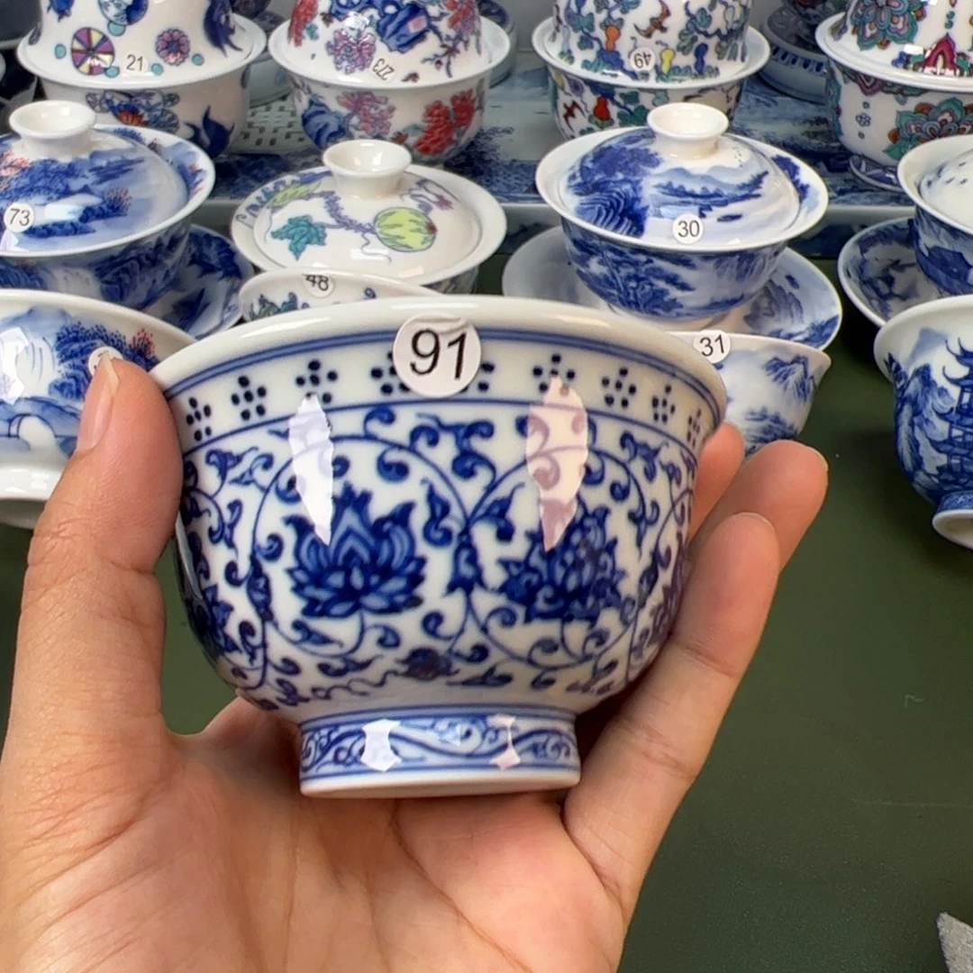 木木景德镇纯手工纯手绘茶具91
