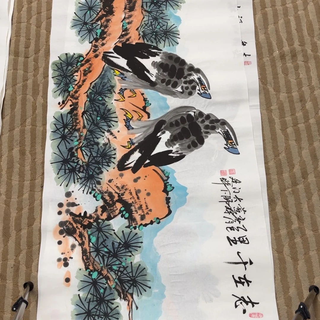 唯***一国画花鸟等多种鸟类和