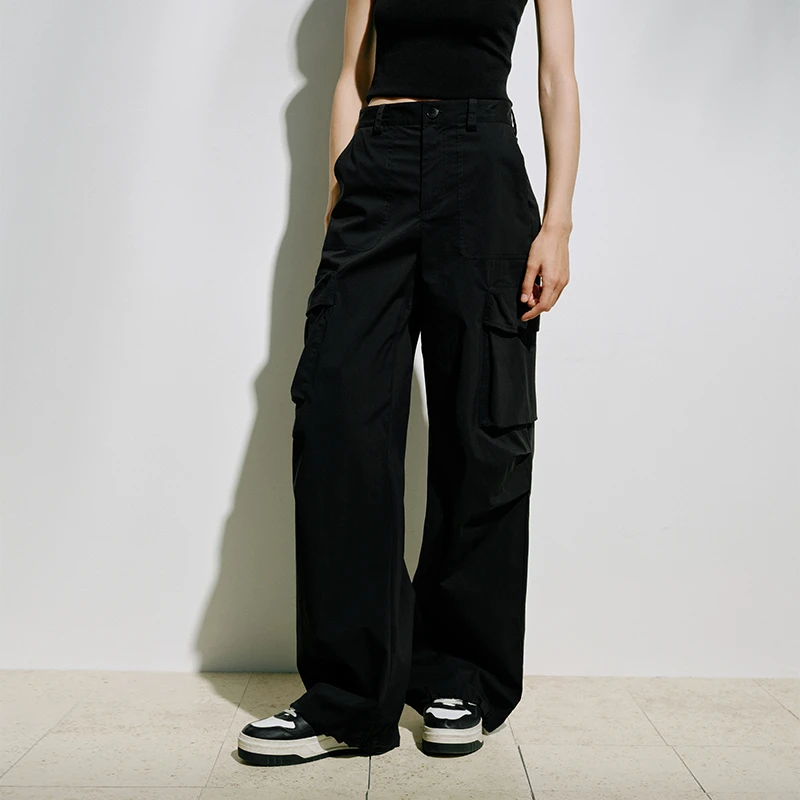 【裤子】【商场同款新品】艾诺丝雅诗 显瘦时髦工装长裤 50423011