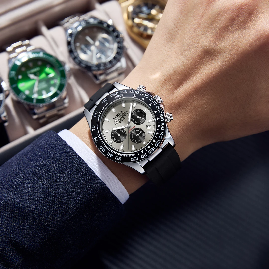 素款时尚手表多功能高档百搭轻奢简约男士腕表潮流【2】