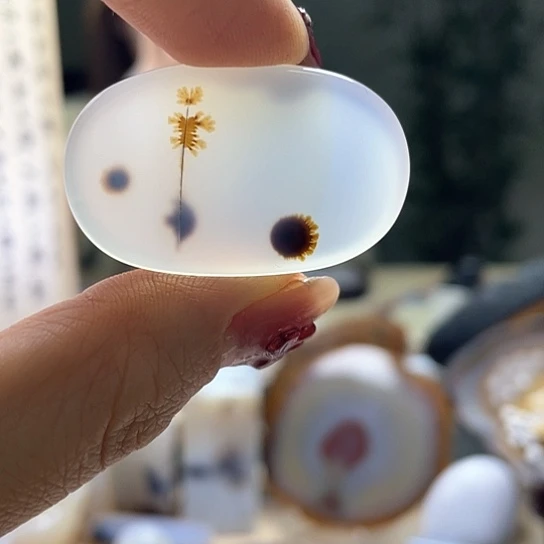 玛瑙/玉髓颈饰未镶嵌大*