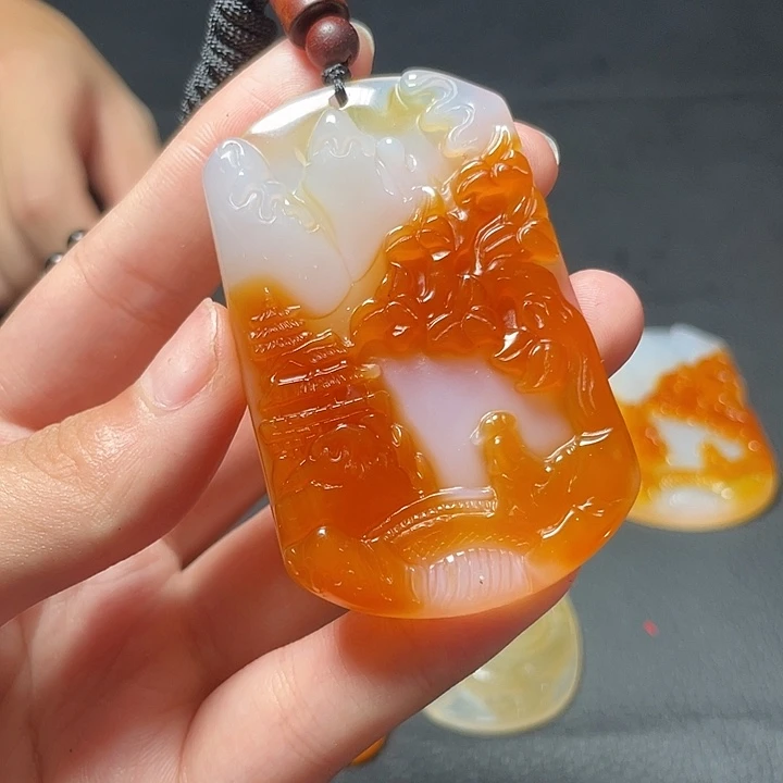 未镶嵌颈饰玛瑙/玉髓