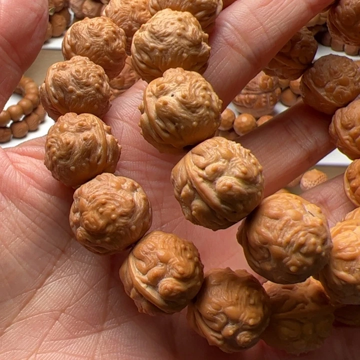 猴头核桃手串蟾王漏眼16