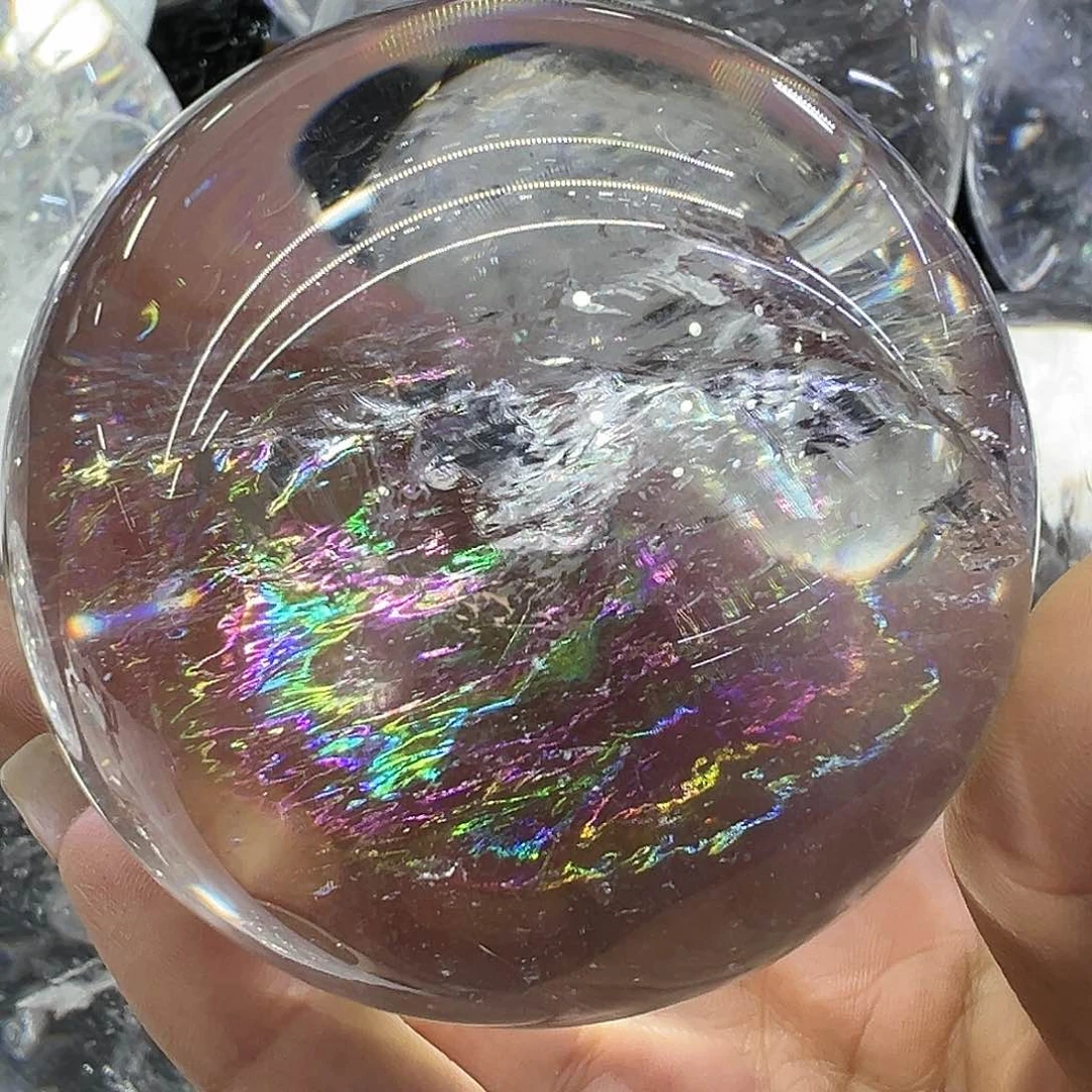 水晶水晶球摆件未镶嵌