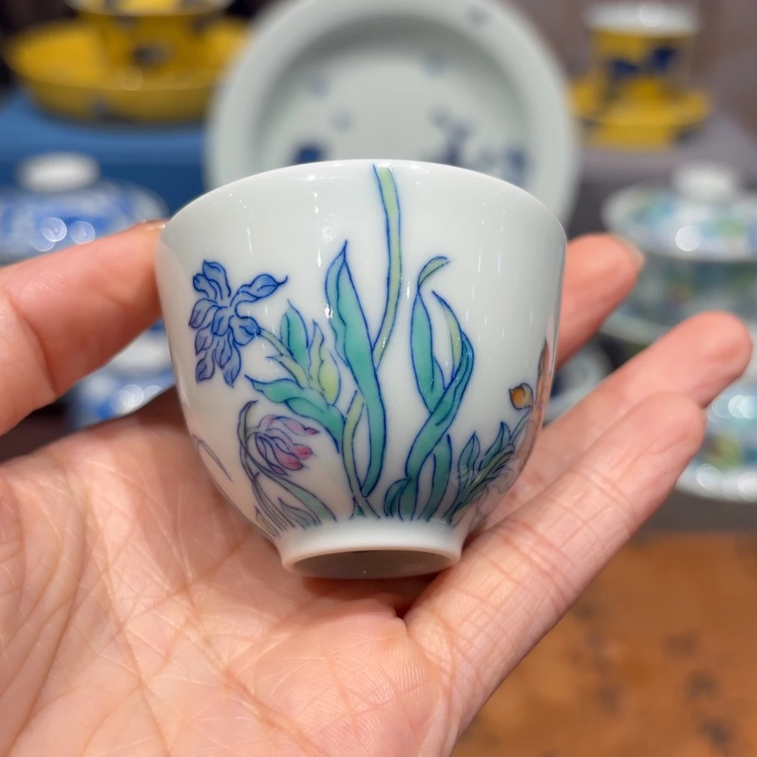 枫*1景德镇纯手工手绘