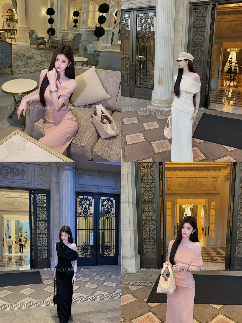 冰冰●「旧梦苏黎」人丝时尚气质百搭洋气减龄法式两件套BBC5TZ2044