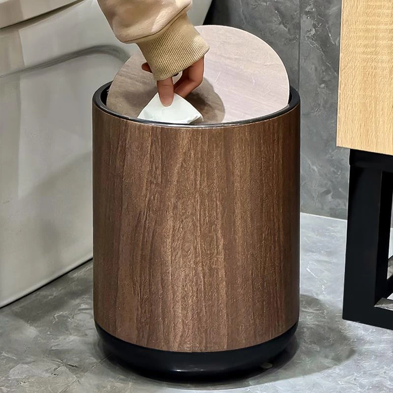 卫生间垃圾桶家用2025新款厕所带盖大容量卫生桶客厅厨房轻奢纸篓