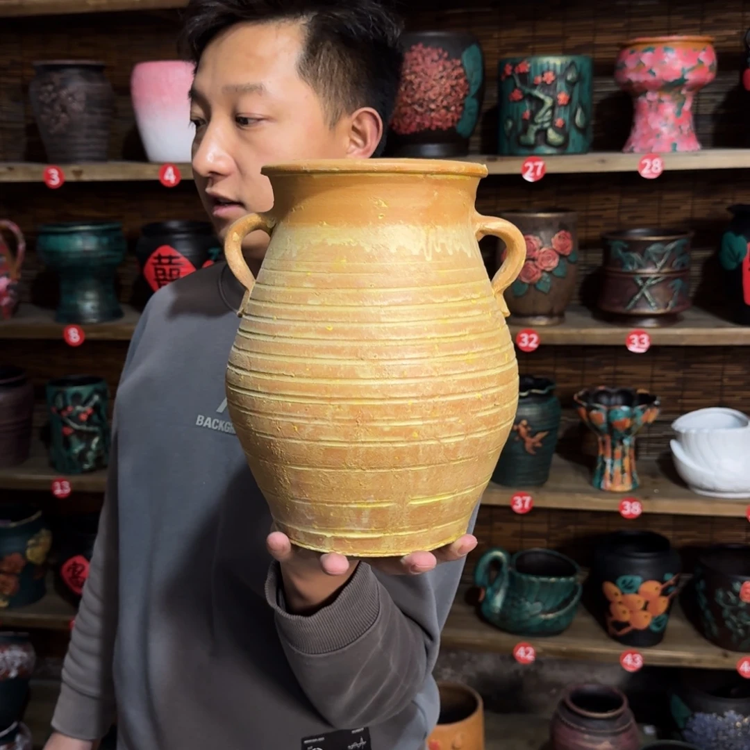 带孔高端浮雕花盆炸炸炸炸